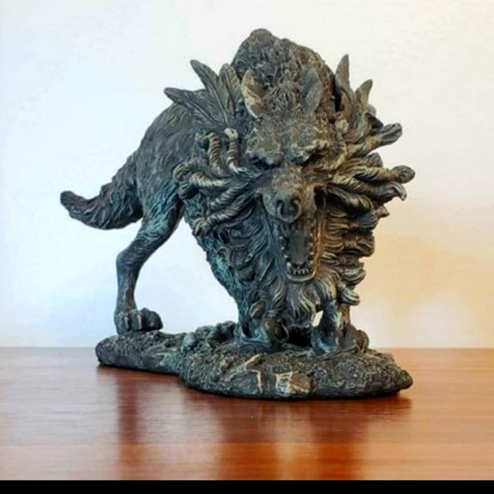 Fenrir, wolf God from Norse Viking Mythology